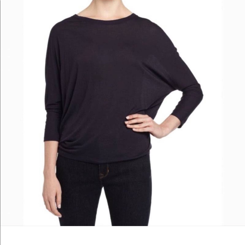 Vince Dolman Sleeve Linen Sweater Size XS